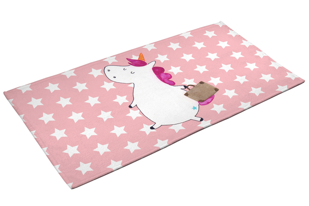 XL Badehandtuch Einhorn Koffer Handtuch, Badetuch, Duschtuch, Strandtuch, Saunatuch, Einhorn, Einhörner, Einhorn Deko, Pegasus, Unicorn, unicorn, Koffer, Verreisen, Reise, Gepäck, Abenteuer, Erwachsen, Kind, albern, Spaß, lustig, witzig