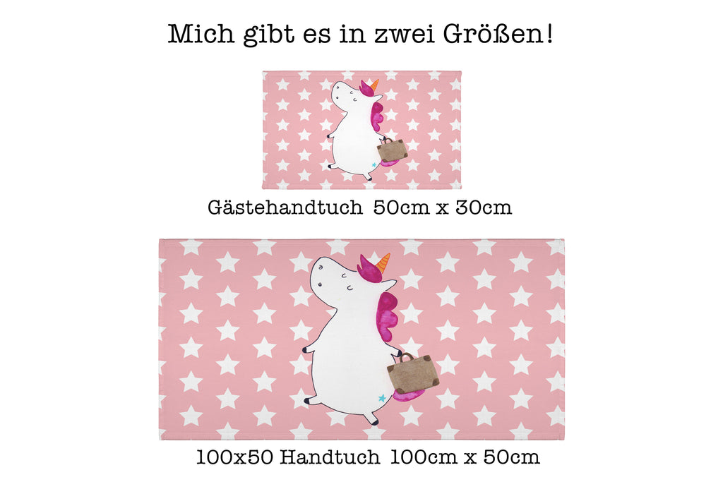 XL Badehandtuch Einhorn Koffer Handtuch, Badetuch, Duschtuch, Strandtuch, Saunatuch, Einhorn, Einhörner, Einhorn Deko, Pegasus, Unicorn, unicorn, Koffer, Verreisen, Reise, Gepäck, Abenteuer, Erwachsen, Kind, albern, Spaß, lustig, witzig