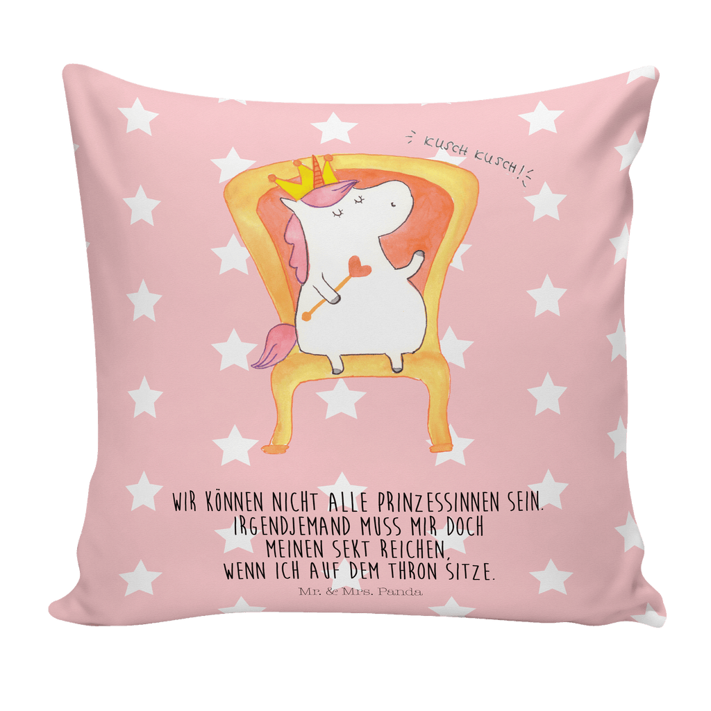 40x40 Kissen Einhorn König Kissenhülle, Kopfkissen, Sofakissen, Dekokissen, Motivkissen, Einhorn, Einhörner, Einhorn Deko, Pegasus, Unicorn, König, Präsident, Bundeskanzler, Herrscher, Kaiser, Prinzessin, Krone