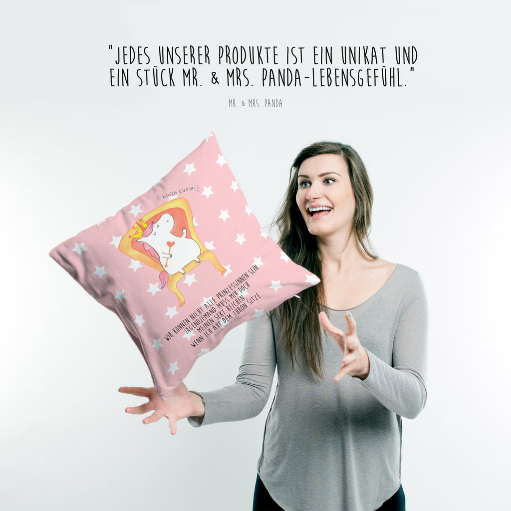 40x40 Kissen Einhorn König Kissenhülle, Kopfkissen, Sofakissen, Dekokissen, Motivkissen, Einhorn, Einhörner, Einhorn Deko, Pegasus, Unicorn, König, Präsident, Bundeskanzler, Herrscher, Kaiser, Prinzessin, Krone