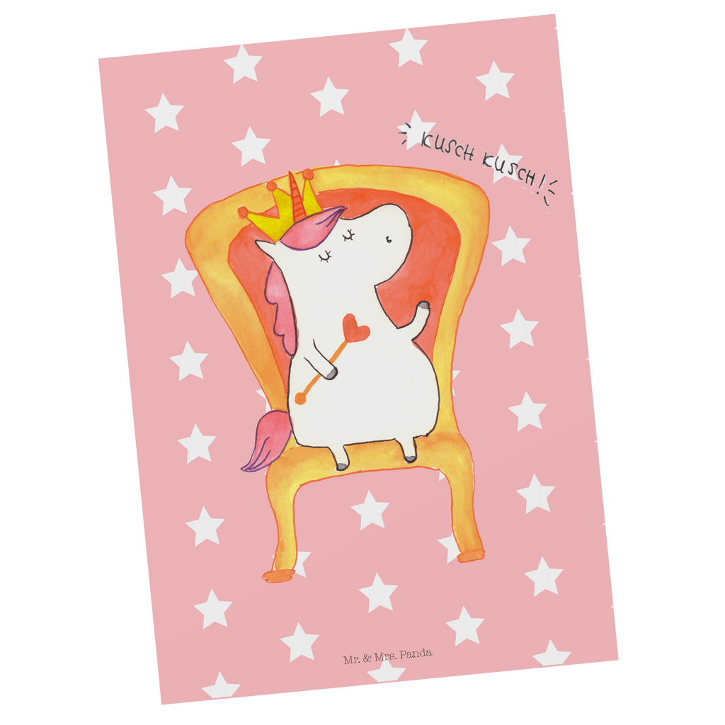 Postkarte Einhorn König Geschenkkarte, Grußkarte, Karte, Einladung, Ansichtskarte, Geburtstagskarte, Einladungskarte, Einhorn, Einhörner, Einhorn Deko, Pegasus, Unicorn, König, Präsident, Bundeskanzler, Herrscher, Kaiser, Prinzessin, Krone