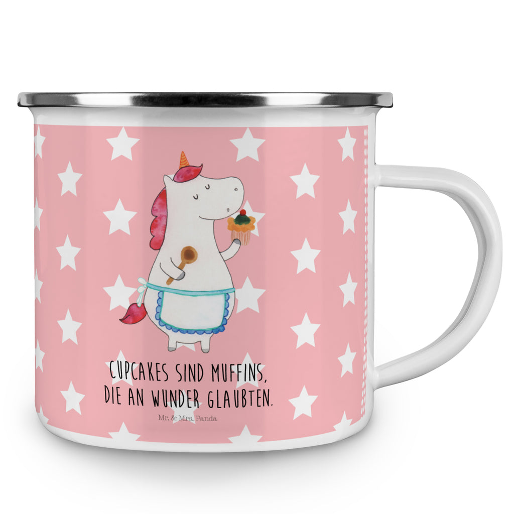 Camping Emaille Tasse Einhorn Küchenfee Campingtasse, Trinkbecher, Metalltasse, Outdoor Tasse, Emaille Trinkbecher, Blechtasse Outdoor, Emaille Campingbecher, Edelstahl Trinkbecher, Metalltasse für Camping, Kaffee Blechtasse, Camping Tasse Metall, Einhorn, Einhörner, Einhorn Deko, Pegasus, Unicorn, backen, Muffin, Motivation, Träumer, träumen, Bäckerin, Hobbykoch, Koch, Torte, Kuchen