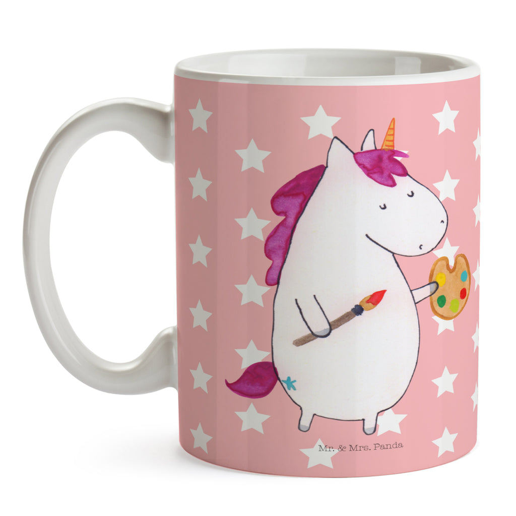 Tasse Einhorn Künstler Einhorn, Einhörner, Englisch, Künstler, Unicorn, Artist, Malen, Zeichnen, Welt, Farbe, Stift, Pinsel, Geschenk, Maler Becher, Kaffeetasse, Kaffeebecher, Tee, Frühstück, Büro  Einhorn, Einhörner, Einhorn Deko, Pegasus, Unicorn