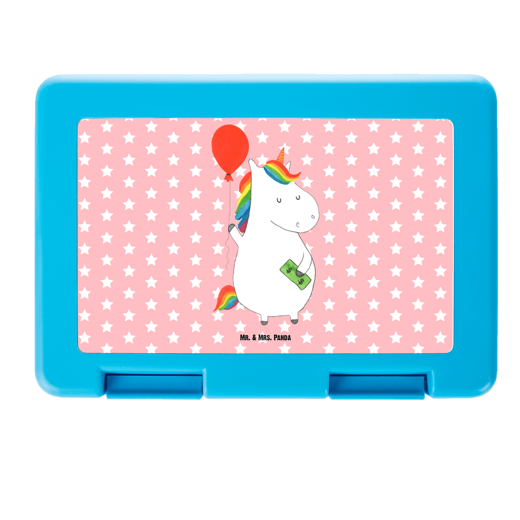 Brotdose Einhorn Luftballon Brotbox, Snackbox, Lunch box, Butterbrotdose, Brotzeitbox, Einhorn, Einhörner, Einhorn Deko, Pegasus, Unicorn, Luftballon, Geld, Lebenslust, Freude, Geschenk, Freundin