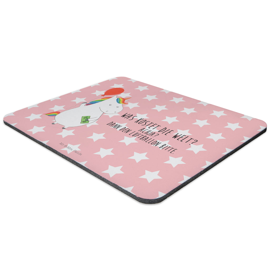 Mauspad Einhorn Luftballon Mousepad, Computer zubehör, Büroausstattung, PC Zubehör, Arbeitszimmer, Mauspad, Einzigartiges Mauspad, Designer Mauspad, Einhorn, Einhörner, Einhorn Deko, Pegasus, Unicorn, Luftballon, Geld, Lebenslust, Freude, Geschenk, Freundin