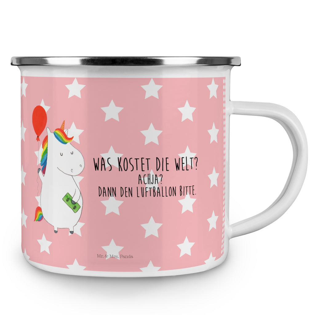 Camping Emaille Tasse Einhorn Luftballon Campingtasse, Trinkbecher, Metalltasse, Outdoor Tasse, Emaille Trinkbecher, Blechtasse Outdoor, Emaille Campingbecher, Edelstahl Trinkbecher, Metalltasse für Camping, Kaffee Blechtasse, Camping Tasse Metall, Einhorn, Einhörner, Einhorn Deko, Pegasus, Unicorn, Luftballon, Geld, Lebenslust, Freude, Geschenk, Freundin