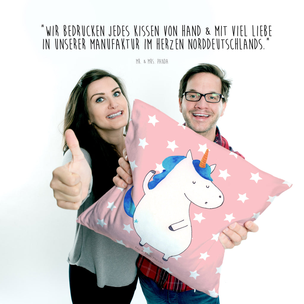 40x40 Kissen Einhorn Mann Kissenhülle, Kopfkissen, Sofakissen, Dekokissen, Motivkissen, Einhorn, Einhörner, Einhorn Deko, Pegasus, Unicorn, cool, Mann, Freundin, Familie, bester Freund, BFF, Party, hübsch, beste