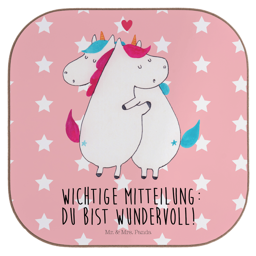 Quadratische Untersetzer Einhorn Mitteilung Bierdeckel, Glasuntersetzer, Untersetzer Gläser, Getränkeuntersetzer, Einhorn, Einhörner, Einhorn Deko, Pegasus, Unicorn, Valentinstag, Valentine, Liebe, Geschenk, Partner, Ehe, lustig, witzig, Spruch