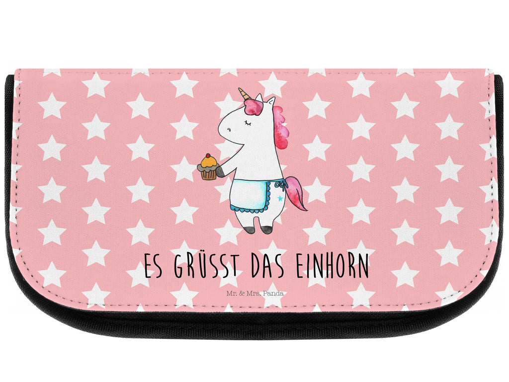 Kosmetiktasche Einhorn Muffin Kosmetikbeutel, Kulturtasche, Kulturbeutel, Schminktasche, Make-Up Tasche, Einhorn, Einhörner, Einhorn Deko, Pegasus, Unicorn, Geburtstag, Backen, Muffin, Kekse, Geburtstagsgrüße, Glückwünsche, Liebesgrüße, Grüße
