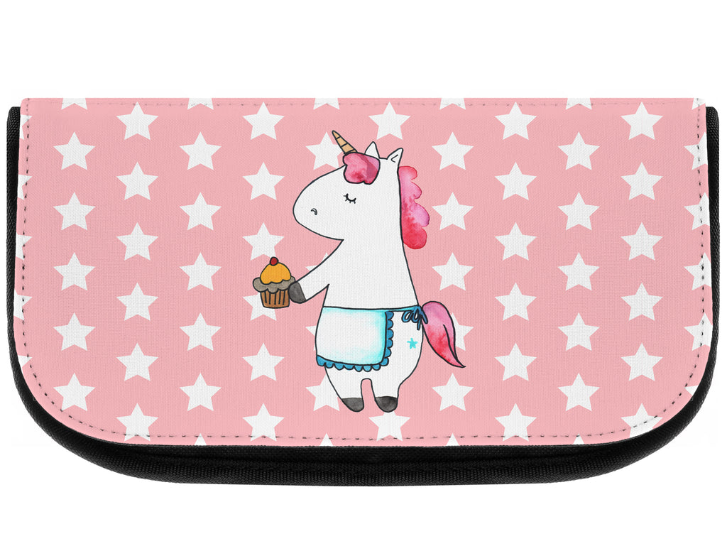 Kosmetiktasche Einhorn Muffin Kosmetikbeutel, Kulturtasche, Kulturbeutel, Schminktasche, Make-Up Tasche, Einhorn, Einhörner, Einhorn Deko, Pegasus, Unicorn, Geburtstag, Backen, Muffin, Kekse, Geburtstagsgrüße, Glückwünsche, Liebesgrüße, Grüße