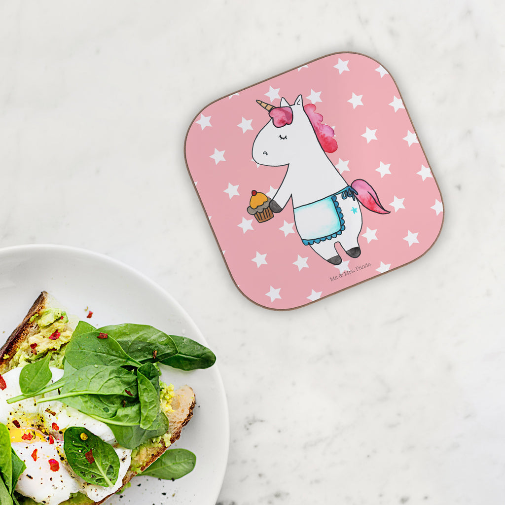 Quadratische Untersetzer Einhorn Muffin Bierdeckel, Glasuntersetzer, Untersetzer Gläser, Getränkeuntersetzer, Einhorn, Einhörner, Einhorn Deko, Pegasus, Unicorn, Geburtstag, Backen, Muffin, Kekse, Geburtstagsgrüße, Glückwünsche, Liebesgrüße, Grüße