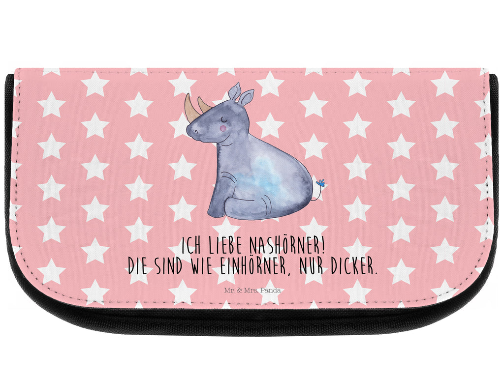 Kosmetiktasche Einhorn Nashorn Kosmetikbeutel, Kulturtasche, Kulturbeutel, Schminktasche, Make-Up Tasche, Einhorn, Einhörner, Einhorn Deko, Pegasus, Unicorn, Regenbogen, witzig, lustig, Zoo, Glitzer, Einhornpower, Erwachsenwerden, Nashorn, Nashörner
