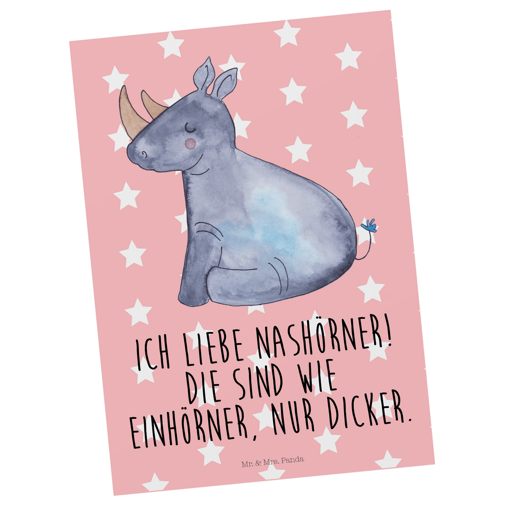 Postkarte Einhorn Nashorn Geschenkkarte, Grußkarte, Karte, Einladung, Ansichtskarte, Geburtstagskarte, Einladungskarte, Dankeskarte, Einhorn, Einhörner, Einhorn Deko, Pegasus, Unicorn, Regenbogen, witzig, lustig, Zoo, Glitzer, Einhornpower, Erwachsenwerden, Nashorn, Nashörner