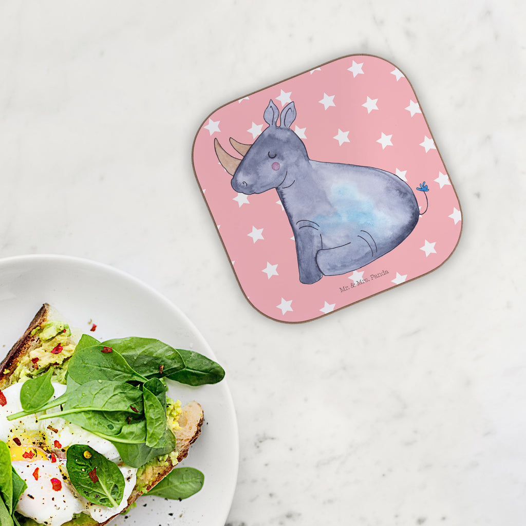 Quadratische Untersetzer Einhorn Nashorn Bierdeckel, Glasuntersetzer, Untersetzer Gläser, Getränkeuntersetzer, Einhorn, Einhörner, Einhorn Deko, Pegasus, Unicorn, Regenbogen, witzig, lustig, Zoo, Glitzer, Einhornpower, Erwachsenwerden, Nashorn, Nashörner