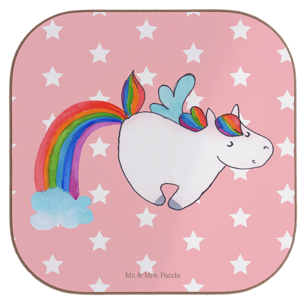 Quadratische Untersetzer Einhorn Pegasus Bierdeckel, Glasuntersetzer, Untersetzer Gläser, Getränkeuntersetzer, Einhorn, Einhörner, Einhorn Deko, Pegasus, Unicorn, Regenbogen, Spielen, Realität, Glitzer, Erwachsenwerden