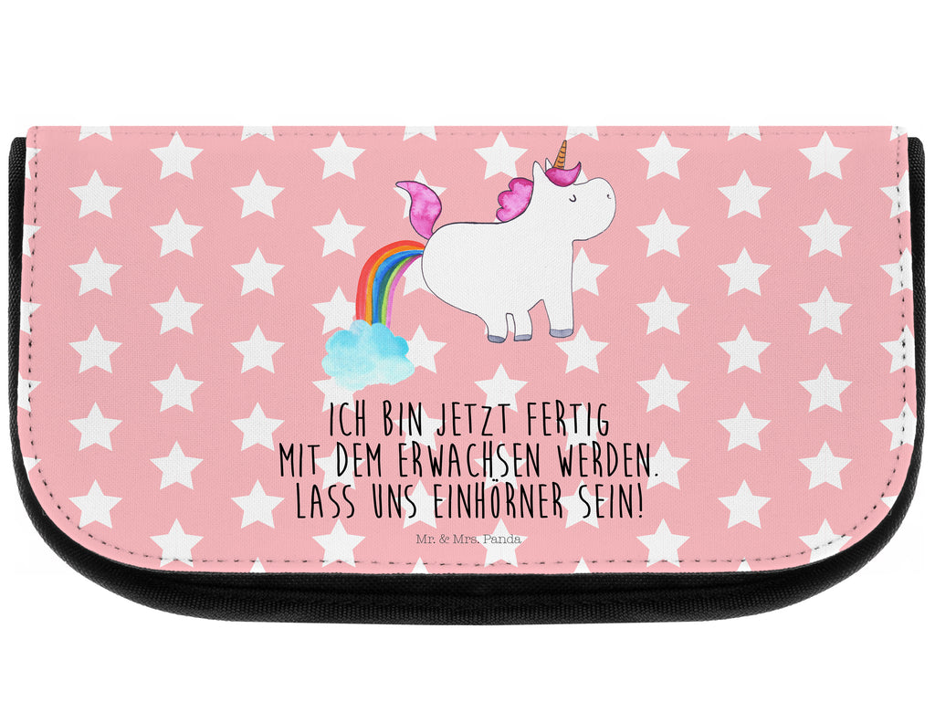 Kosmetiktasche Einhorn Pupsend Kosmetikbeutel, Kulturtasche, Kulturbeutel, Schminktasche, Make-Up Tasche, Einhorn, Einhörner, Einhorn Deko, Pegasus, Unicorn, Pups, Regenbogen, Glitzer, Einhornpower, Erwachsenwerden, Spaß, lustig, Freundin