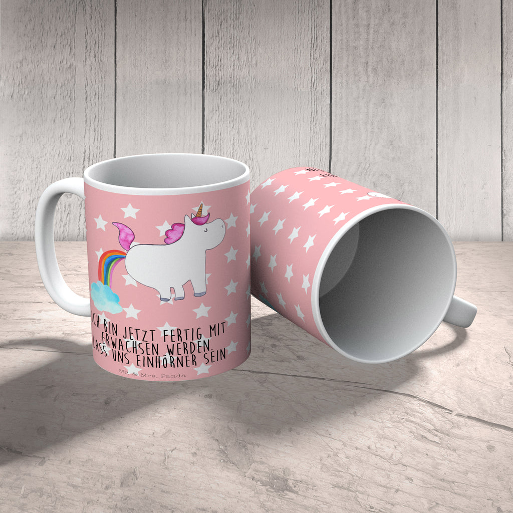 Tasse Einhorn Pupsend Einhorn, Pups, Unicorn, Regenbogen, Glitzer, Einhornpower, Erwachsenwerden, Spaß, lustig, Freundin  Becher, Kaffeetasse, Kaffeebecher, Tee, Frühstück, Büro  Einhorn, Einhörner, Einhorn Deko, Pegasus, Unicorn