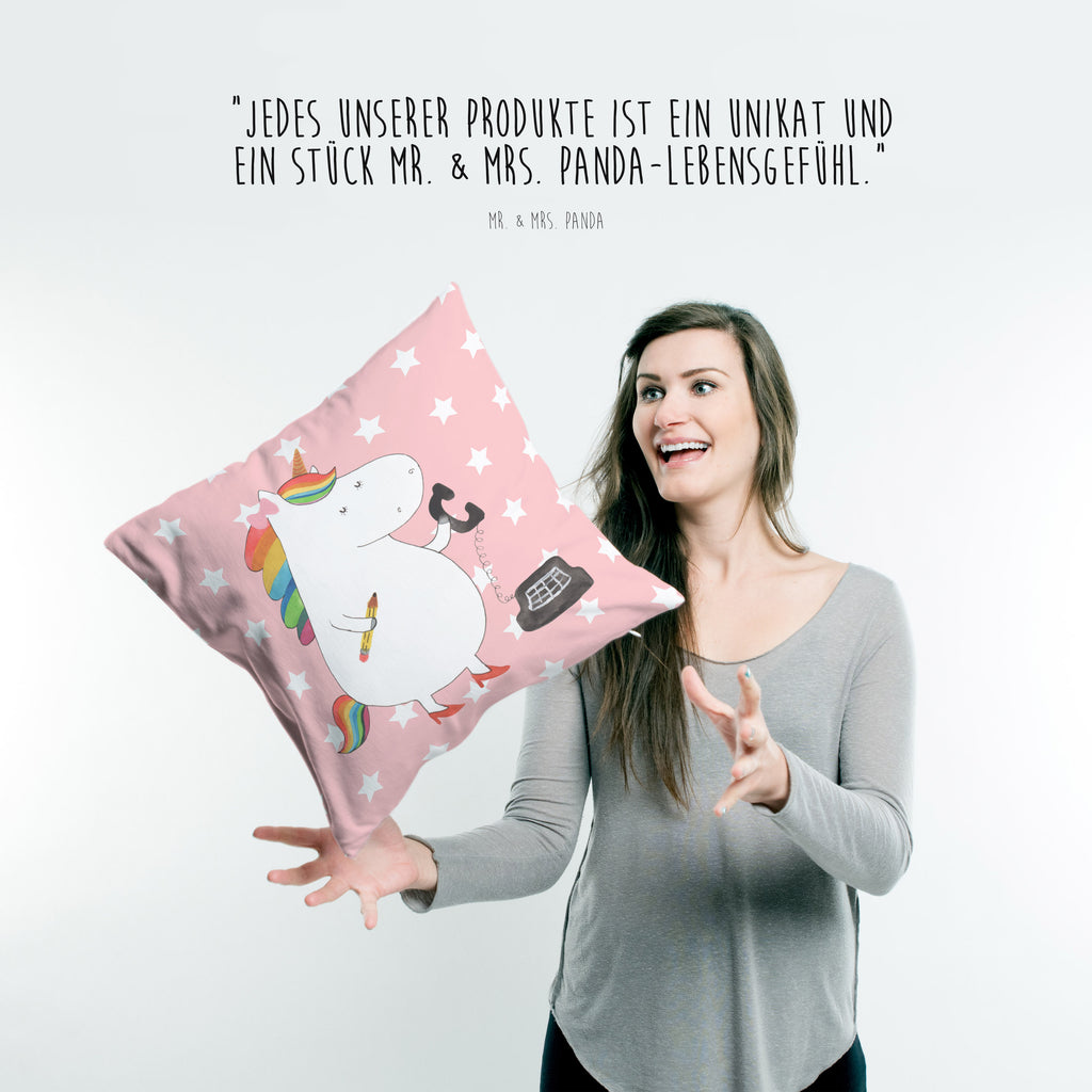 40x40 Kissen Einhorn Sekretärin Kissenhülle, Kopfkissen, Sofakissen, Dekokissen, Motivkissen, Einhorn, Einhörner, Einhorn Deko, Pegasus, Unicorn, Sekretärin, Büro, Rechtsanwältin, Rechtsanwaltsgehilfin, Steuerbüro, Steuerkanzlei, Bürokraft, Bürohilfe