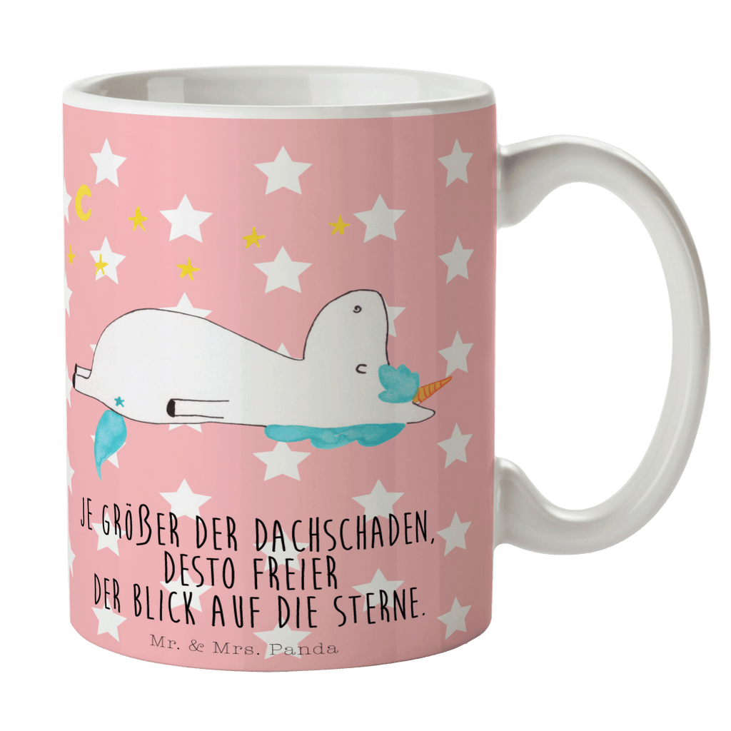 Tasse Einhorn Sternenhimmel Becher, Kaffeetasse, Kaffeebecher, Tee, Frühstück, Büro, Einhorn, Einhörner, Einhorn Deko, Pegasus, Unicorn, Sterne, Dachschaden, Verrückt, Sternenhimmel