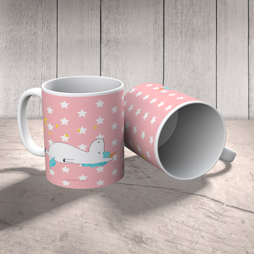 Tasse Einhorn Sternenhimmel Becher, Kaffeetasse, Kaffeebecher, Tee, Frühstück, Büro, Einhorn, Einhörner, Einhorn Deko, Pegasus, Unicorn, Sterne, Dachschaden, Verrückt, Sternenhimmel