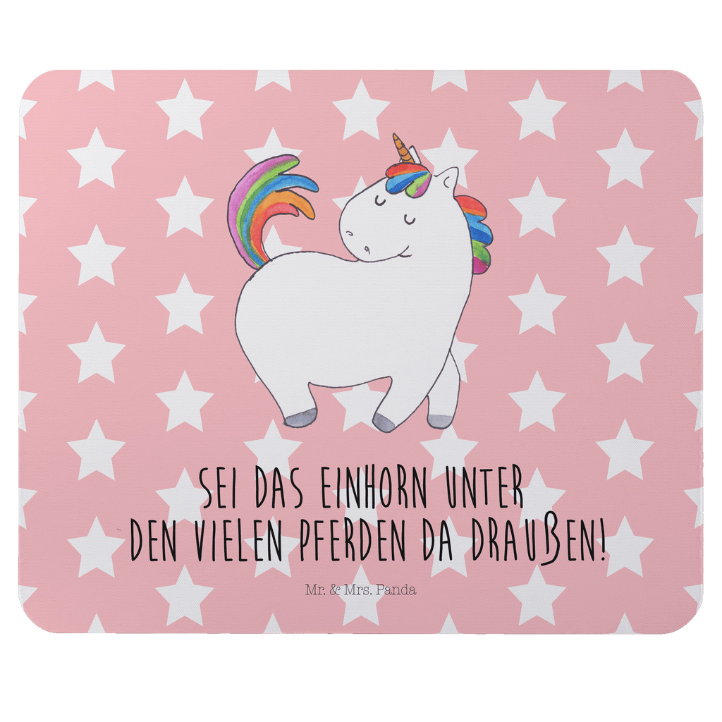 Mauspad Einhorn stolzierend Mousepad, Computer zubehör, Büroausstattung, PC Zubehör, Arbeitszimmer, Mauspad, Einzigartiges Mauspad, Designer Mauspad, Einhorn, Einhörner, Einhorn Deko, Pegasus, Unicorn, stolz, anders, bunt, Pferd, Reiter, Reiten, Freundin, Geschenk