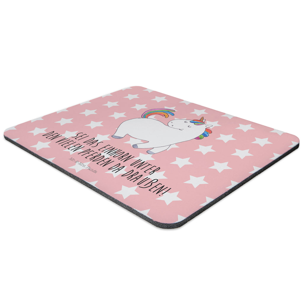 Mauspad Einhorn stolzierend Mousepad, Computer zubehör, Büroausstattung, PC Zubehör, Arbeitszimmer, Mauspad, Einzigartiges Mauspad, Designer Mauspad, Einhorn, Einhörner, Einhorn Deko, Pegasus, Unicorn, stolz, anders, bunt, Pferd, Reiter, Reiten, Freundin, Geschenk