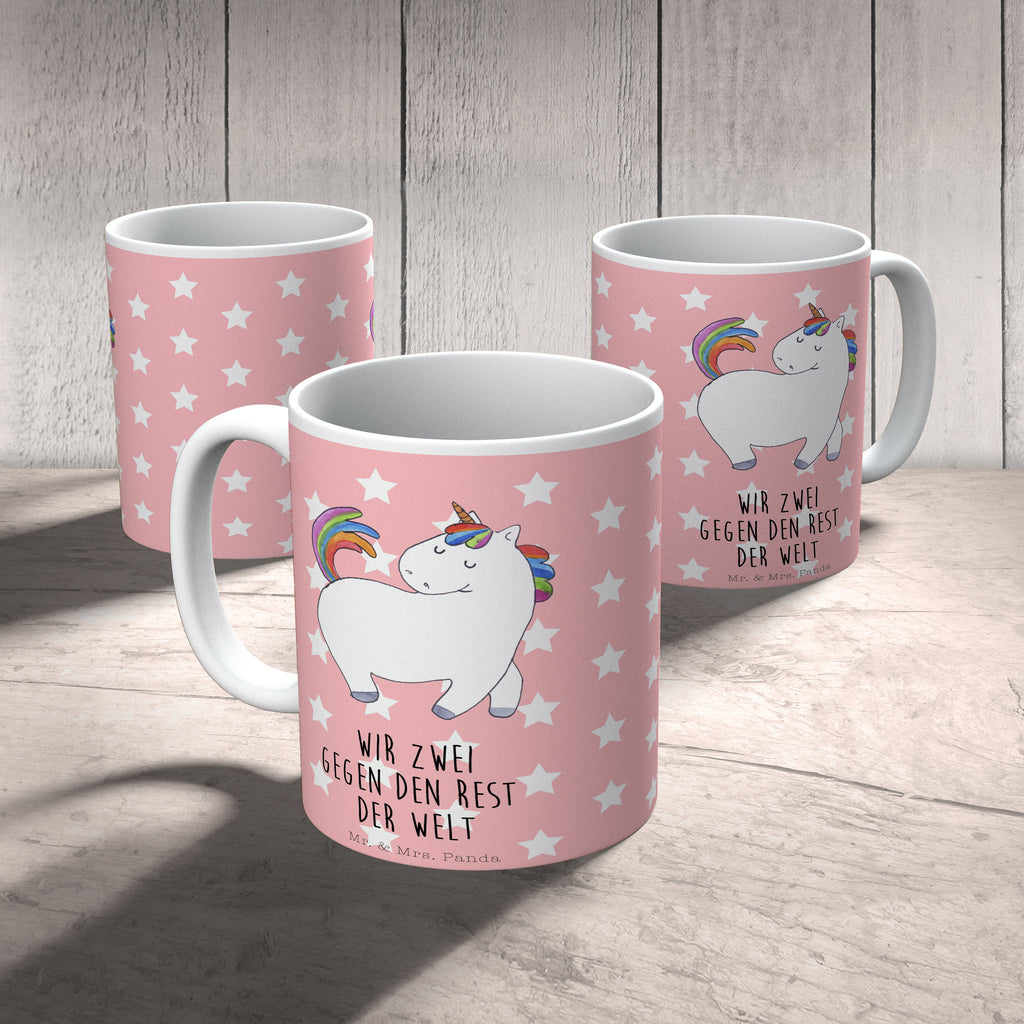 Tasse Einhorn stolzierend Einhorn, Einhörner, Unicorn, stolz, anders, bunt, Pferd, Reiter, Reiten, Freundin, Geschenk Becher, Kaffeetasse, Kaffeebecher, Tee, Frühstück, Büro  Einhorn, Einhörner, Einhorn Deko, Pegasus, Unicorn