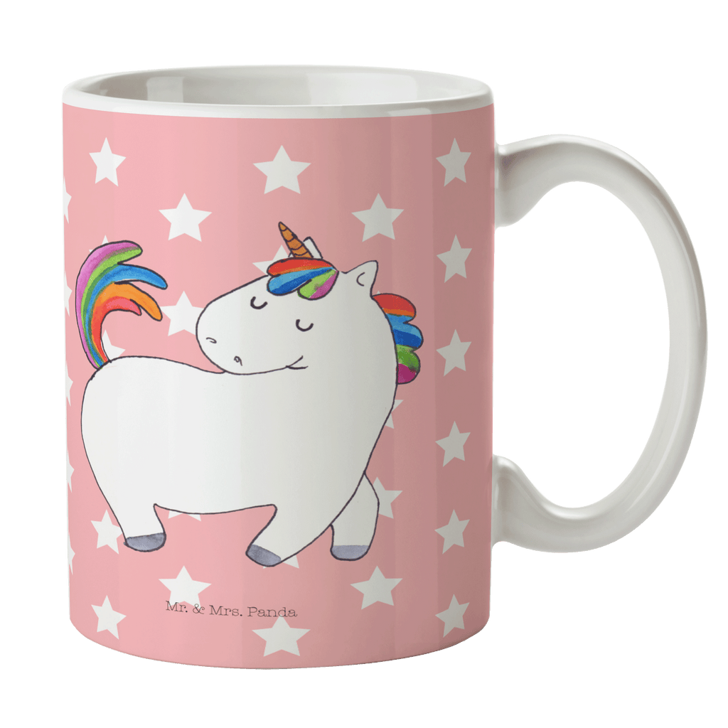 Tasse Einhorn stolzierend Einhorn, Einhörner, Unicorn, stolz, anders, bunt, Pferd, Reiter, Reiten, Freundin, Geschenk Becher, Kaffeetasse, Kaffeebecher, Tee, Frühstück, Büro  Einhorn, Einhörner, Einhorn Deko, Pegasus, Unicorn