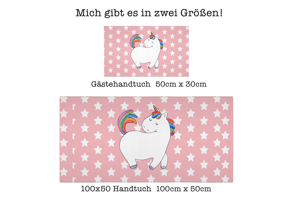 50 x 100 Handtuch Einhorn stolzierend Handtuch, Badehandtuch, Badezimmer, Handtücher, groß, Kinder, Baby, Einhorn, Einhörner, Einhorn Deko, Pegasus, Unicorn, stolz, anders, bunt, Pferd, Reiter, Reiten, Freundin, Geschenk