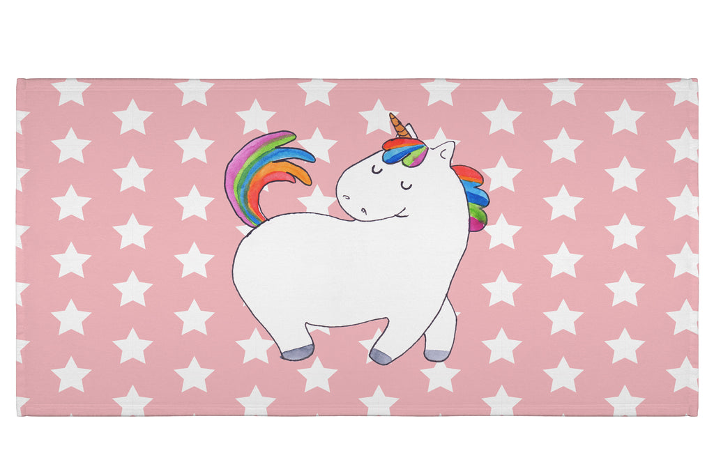 50 x 100 Handtuch Einhorn stolzierend Handtuch, Badehandtuch, Badezimmer, Handtücher, groß, Kinder, Baby, Einhorn, Einhörner, Einhorn Deko, Pegasus, Unicorn, stolz, anders, bunt, Pferd, Reiter, Reiten, Freundin, Geschenk