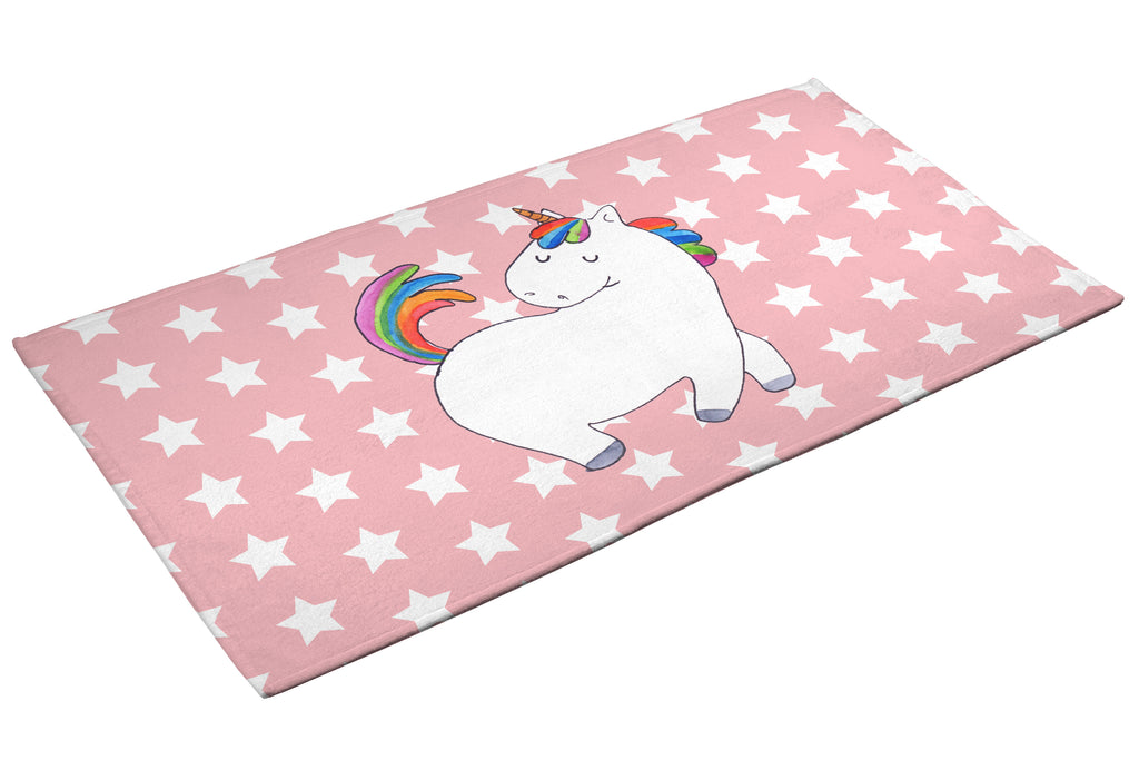 50 x 100 Handtuch Einhorn stolzierend Handtuch, Badehandtuch, Badezimmer, Handtücher, groß, Kinder, Baby, Einhorn, Einhörner, Einhorn Deko, Pegasus, Unicorn, stolz, anders, bunt, Pferd, Reiter, Reiten, Freundin, Geschenk