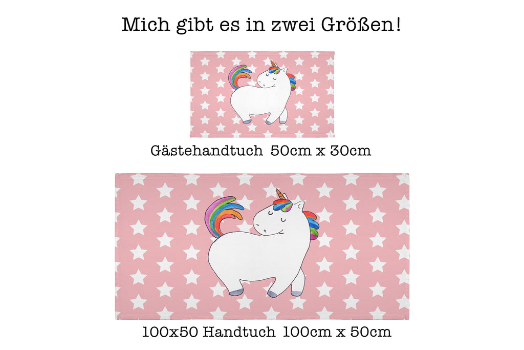 50 x 100 Handtuch Einhorn stolzierend Handtuch, Badehandtuch, Badezimmer, Handtücher, groß, Kinder, Baby, Einhorn, Einhörner, Einhorn Deko, Pegasus, Unicorn, stolz, anders, bunt, Pferd, Reiter, Reiten, Freundin, Geschenk