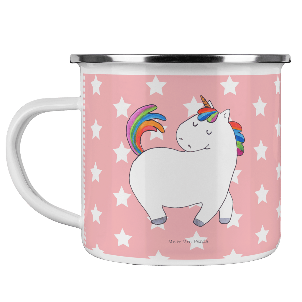 Camping Emaille Tasse Einhorn stolzierend Campingtasse, Trinkbecher, Metalltasse, Outdoor Tasse, Emaille Trinkbecher, Blechtasse Outdoor, Emaille Campingbecher, Edelstahl Trinkbecher, Metalltasse für Camping, Kaffee Blechtasse, Camping Tasse Metall, Einhorn, Einhörner, Einhorn Deko, Pegasus, Unicorn, stolz, anders, bunt, Pferd, Reiter, Reiten, Freundin, Geschenk
