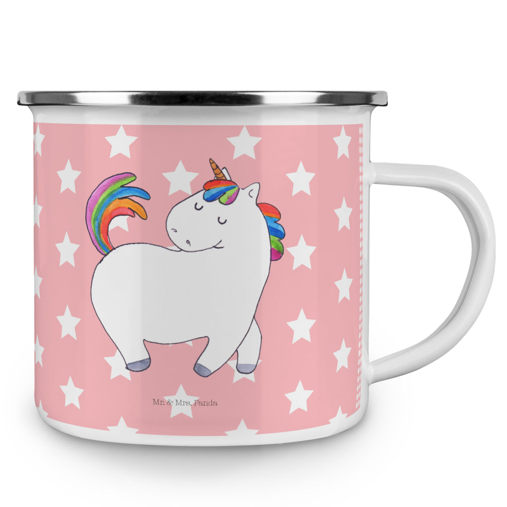 Camping Emaille Tasse Einhorn stolzierend Campingtasse, Trinkbecher, Metalltasse, Outdoor Tasse, Emaille Trinkbecher, Blechtasse Outdoor, Emaille Campingbecher, Edelstahl Trinkbecher, Metalltasse für Camping, Kaffee Blechtasse, Camping Tasse Metall, Einhorn, Einhörner, Einhorn Deko, Pegasus, Unicorn, stolz, anders, bunt, Pferd, Reiter, Reiten, Freundin, Geschenk