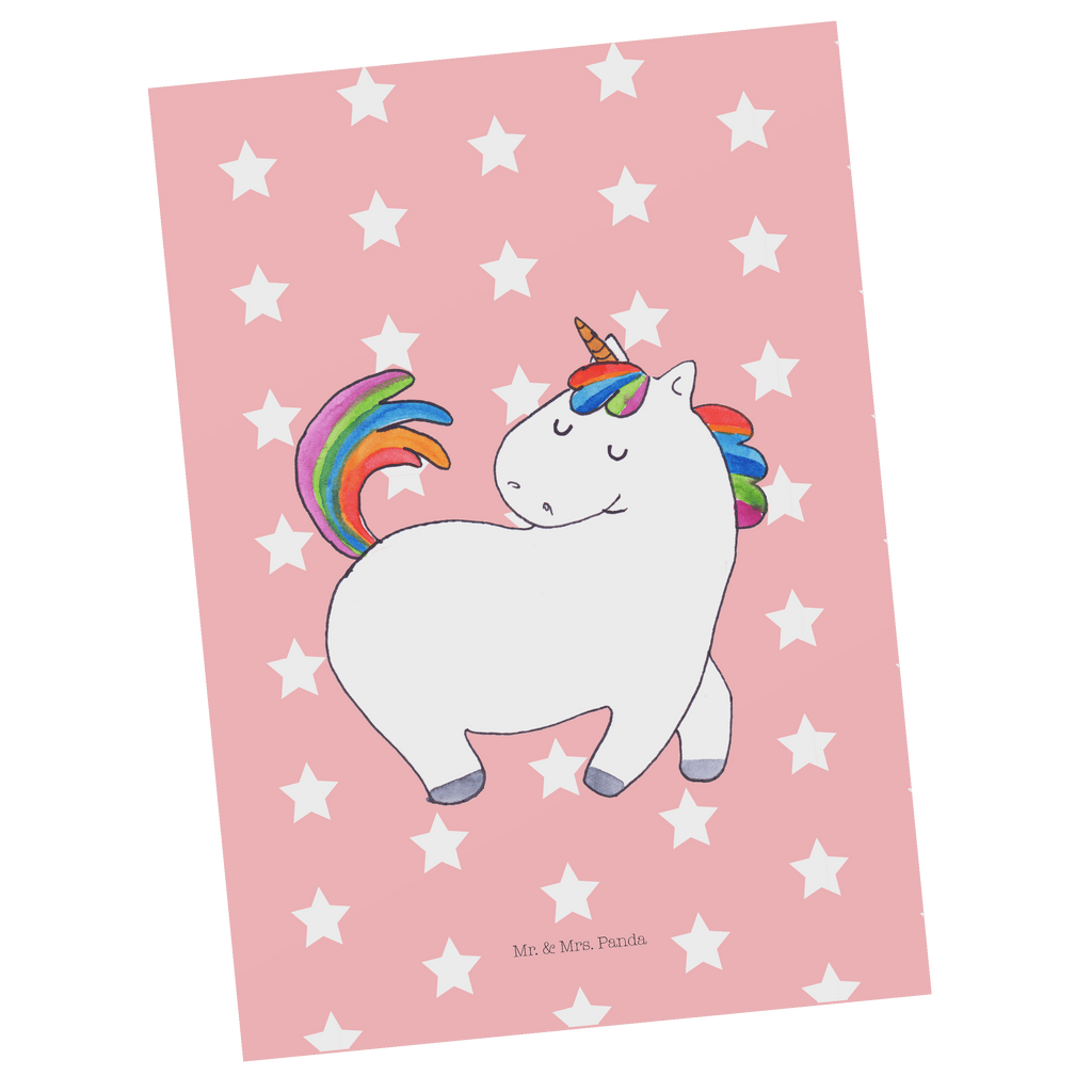 Postkarte Einhorn stolzierend Geschenkkarte, Grußkarte, Karte, Einladung, Ansichtskarte, Geburtstagskarte, Einladungskarte, Einhorn, Einhörner, Einhorn Deko, Pegasus, Unicorn, stolz, anders, bunt, Pferd, Reiter, Reiten, Freundin, Geschenk