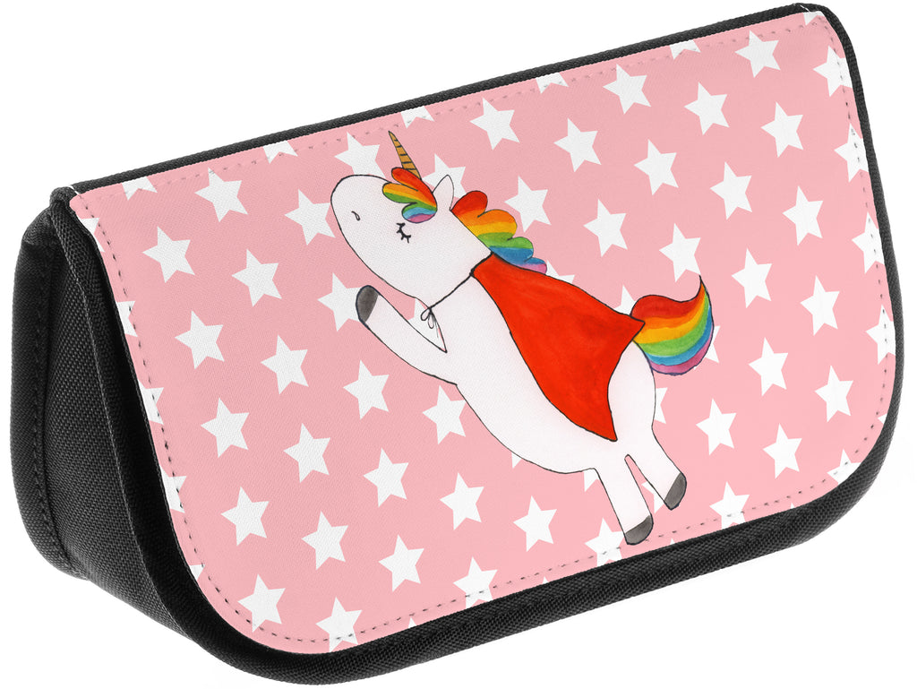 Kosmetiktasche Einhorn Super Kosmetikbeutel, Kulturtasche, Kulturbeutel, Schminktasche, Make-Up Tasche, Einhorn, Einhörner, Einhorn Deko, Pegasus, Unicorn, Traummann, Superheld, Held, Freundin, Geschenk, Girl, Mädchen
