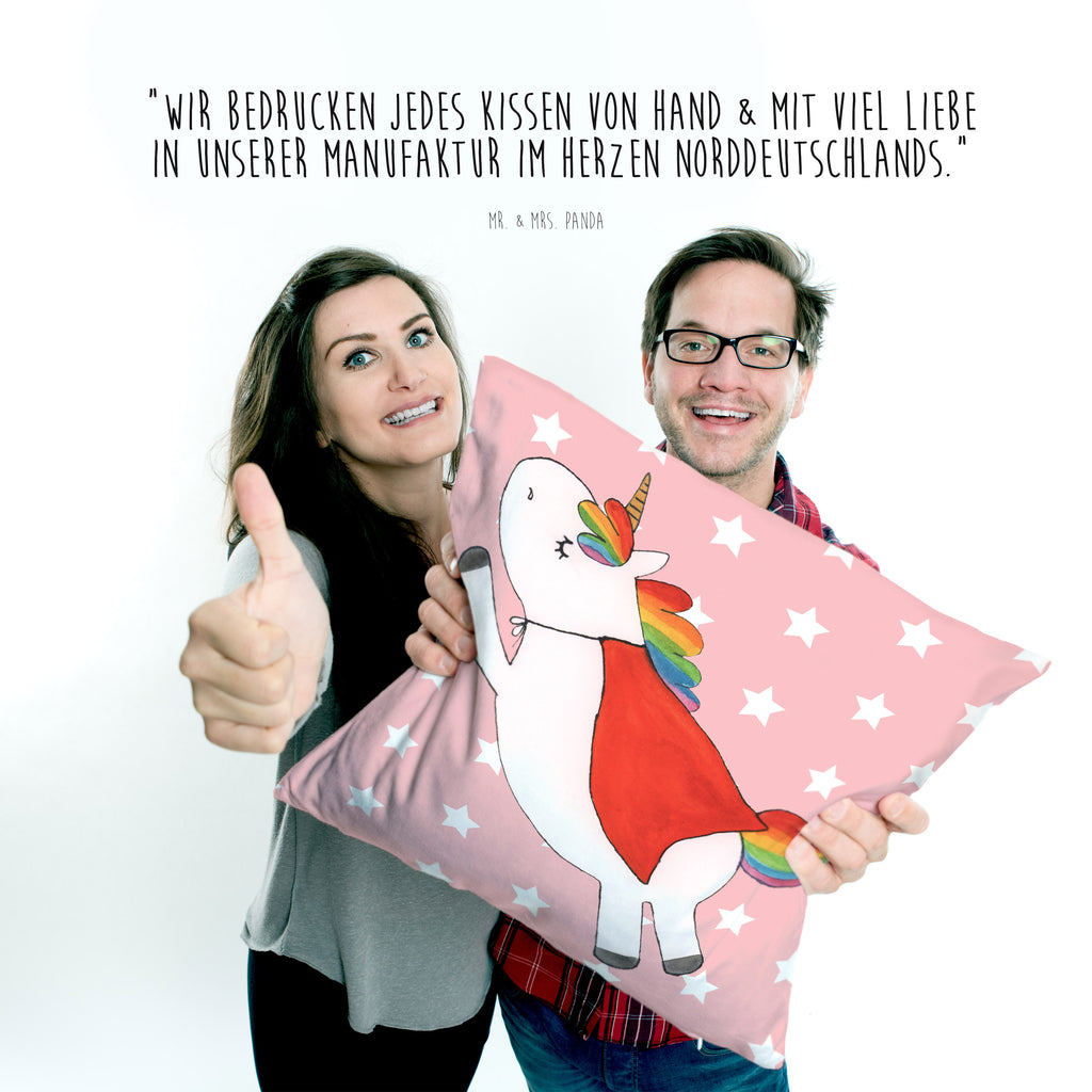 40x40 Kissen Einhorn Super Kissenhülle, Kopfkissen, Sofakissen, Dekokissen, Motivkissen, Einhorn, Einhörner, Einhorn Deko, Pegasus, Unicorn, Traummann, Superheld, Held, Freundin, Geschenk, Girl, Mädchen