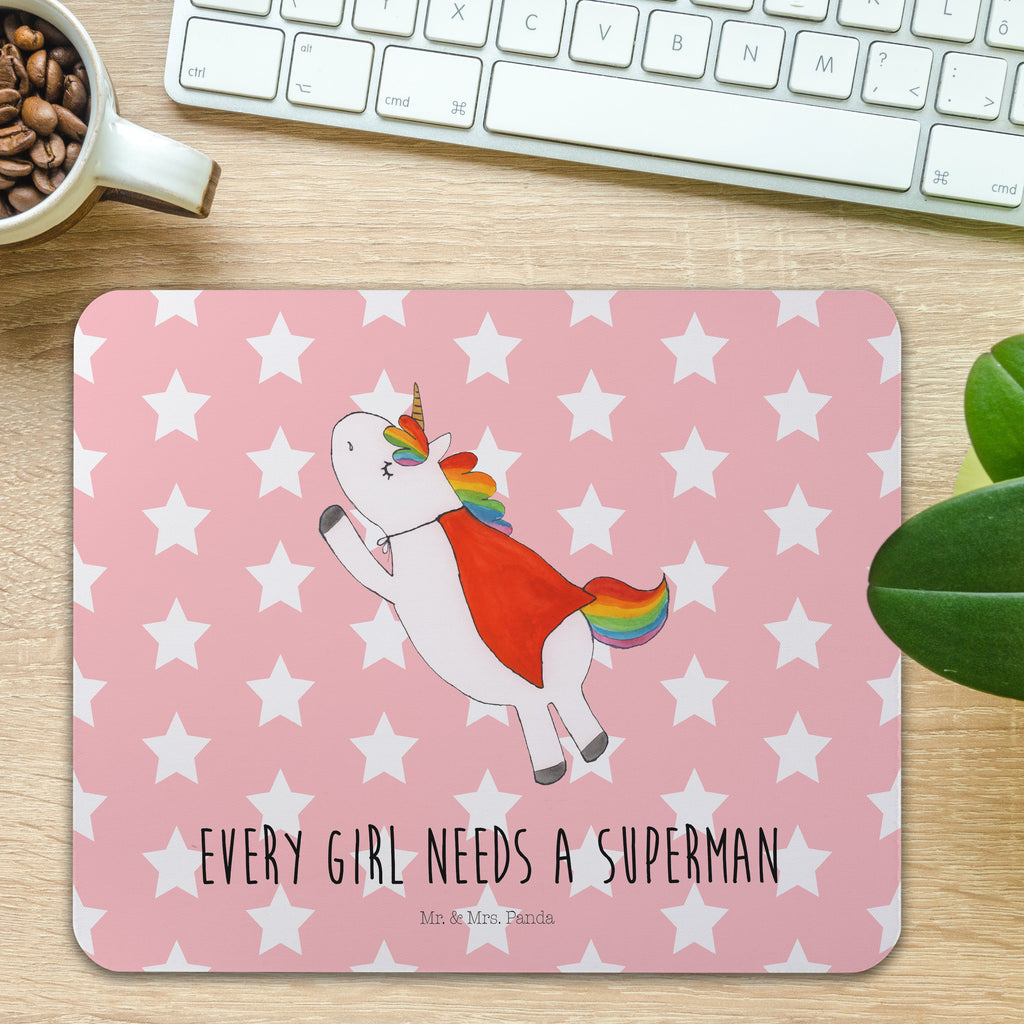 Mauspad Einhorn Super Mousepad, Computer zubehör, Büroausstattung, PC Zubehör, Arbeitszimmer, Mauspad, Einzigartiges Mauspad, Designer Mauspad, Einhorn, Einhörner, Einhorn Deko, Pegasus, Unicorn, Traummann, Superheld, Held, Freundin, Geschenk, Girl, Mädchen