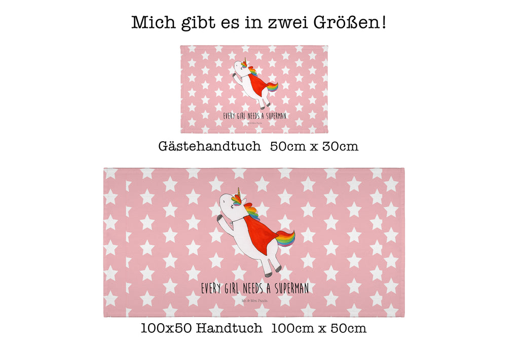 Gäste Handtuch Einhorn Super Gästetuch, Reisehandtuch, Sport Handtuch, Frottier, Kinder Handtuch, Einhorn, Einhörner, Einhorn Deko, Pegasus, Unicorn, Traummann, Superheld, Held, Freundin, Geschenk, Girl, Mädchen