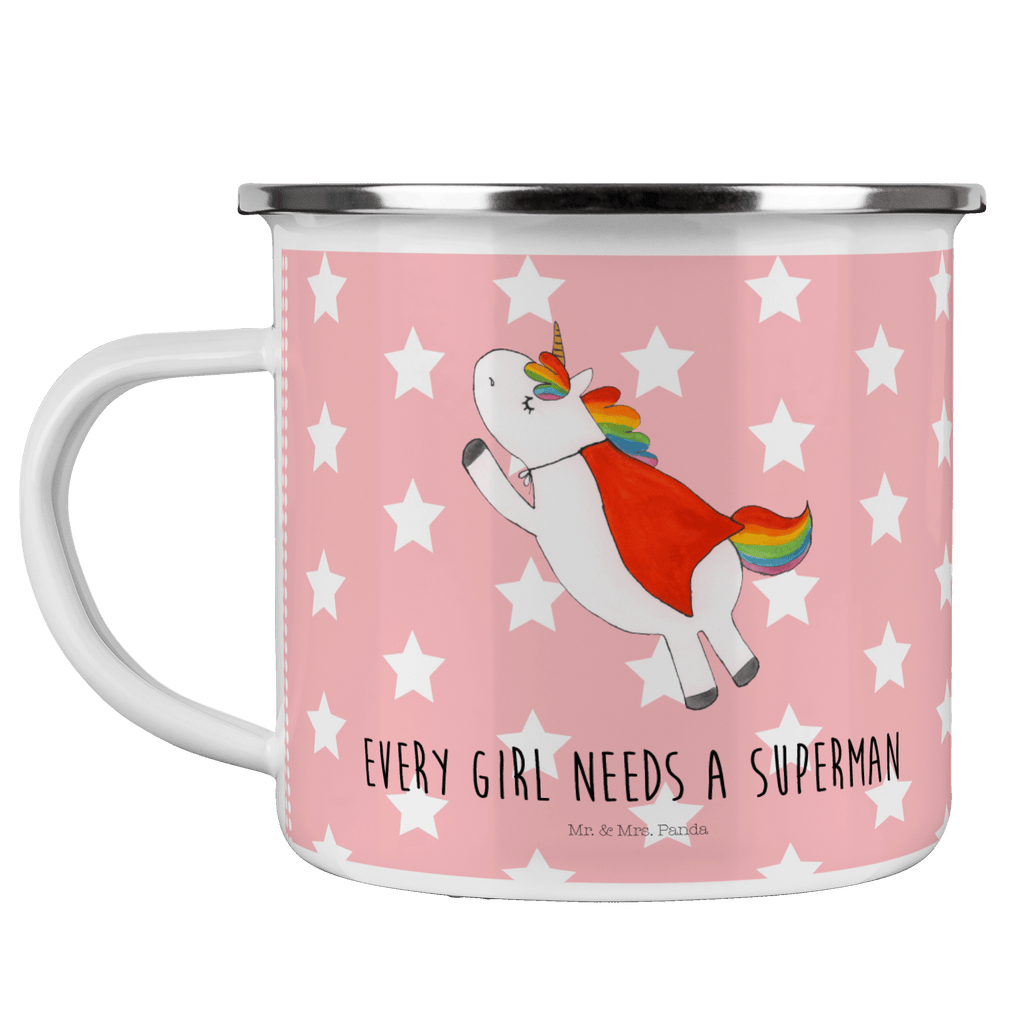Camping Emaille Tasse Einhorn Super Campingtasse, Trinkbecher, Metalltasse, Outdoor Tasse, Emaille Trinkbecher, Blechtasse Outdoor, Emaille Campingbecher, Edelstahl Trinkbecher, Metalltasse für Camping, Kaffee Blechtasse, Camping Tasse Metall, Einhorn, Einhörner, Einhorn Deko, Pegasus, Unicorn, Traummann, Superheld, Held, Freundin, Geschenk, Girl, Mädchen
