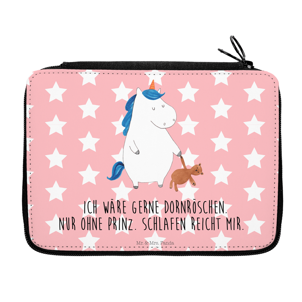 Federmappe Einhorn Teddy Federmappe, Stiftetasche, Stifte Etui, Schule, Einschulung, Geschenk, Kind, Schüler, Schülerin, Stifterolle, Federmäppchen, Motiv, Grundschule, Federmäppchen bedruckt, Büro Stifte Etui, Bestückte Federmappe, Kinder Federmappe, Federmappe Einschulung, Einhorn, Einhörner, Einhorn Deko, Pegasus, Unicorn, schlafen, gute Nacht, Single, Bett, Träumen, Freundin, Singleleben