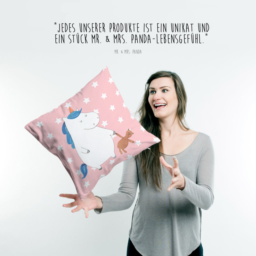 40x40 Kissen Einhorn Teddy Kissenhülle, Kopfkissen, Sofakissen, Dekokissen, Motivkissen, Einhorn, Einhörner, Einhorn Deko, Pegasus, Unicorn, schlafen, gute Nacht, Single, Bett, Träumen, Freundin, Singleleben