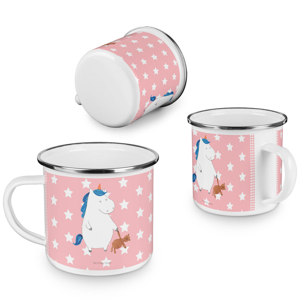 Camping Emaille Tasse Einhorn Teddy Campingtasse, Trinkbecher, Metalltasse, Outdoor Tasse, Emaille Trinkbecher, Blechtasse Outdoor, Emaille Campingbecher, Edelstahl Trinkbecher, Metalltasse für Camping, Kaffee Blechtasse, Camping Tasse Metall, Einhorn, Einhörner, Einhorn Deko, Pegasus, Unicorn, schlafen, gute Nacht, Single, Bett, Träumen, Freundin, Singleleben
