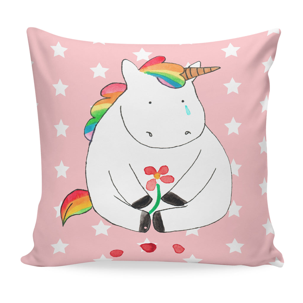 40x40 Kissen Einhorn Traurig Kissenhülle, Kopfkissen, Sofakissen, Dekokissen, Motivkissen, Einhorn, Einhörner, Einhorn Deko, Pegasus, Unicorn, Glitzer, Trösten. Freundschaft, Freunde, Liebe, Trauer, Grußkarte, Blume