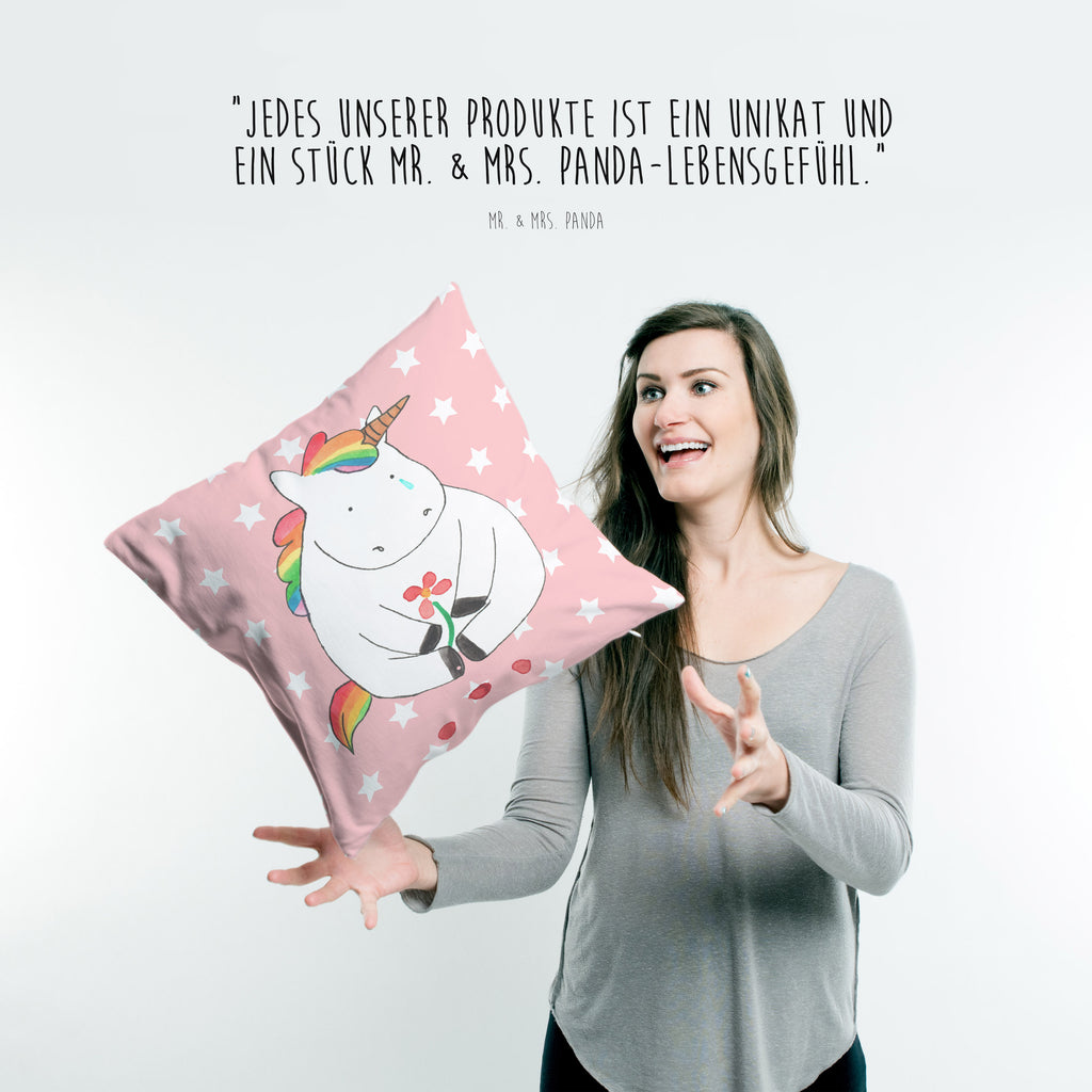 40x40 Kissen Einhorn Traurig Kissenhülle, Kopfkissen, Sofakissen, Dekokissen, Motivkissen, Einhorn, Einhörner, Einhorn Deko, Pegasus, Unicorn, Glitzer, Trösten. Freundschaft, Freunde, Liebe, Trauer, Grußkarte, Blume