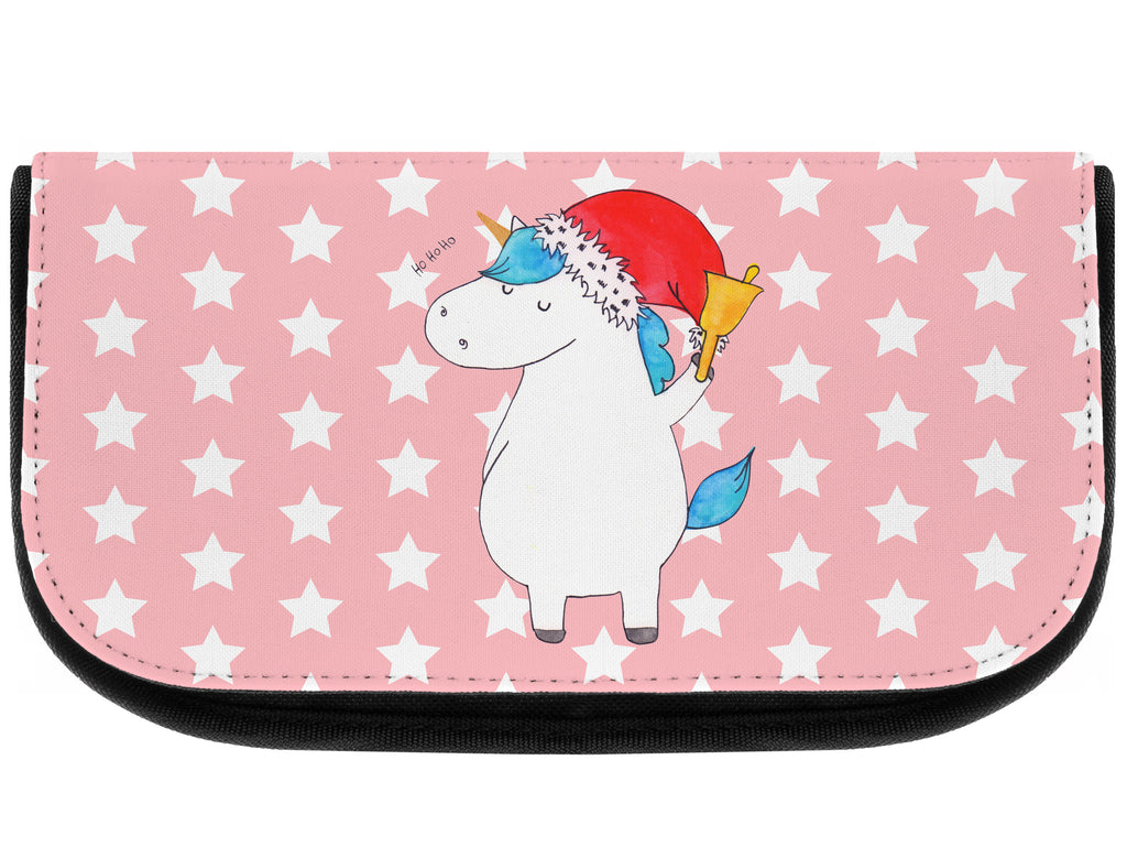 Kosmetiktasche Einhorn Weihnachtsmann Kosmetikbeutel, Kulturtasche, Kulturbeutel, Schminktasche, Make-Up Tasche, Einhorn, Einhörner, Einhorn Deko, Pegasus, Unicorn, Gin, Schokolade, Schoki, Weihnachten, Weihnachtsmann, Nikolaus, Wunschzettel, Wunschliste, Feenstaub