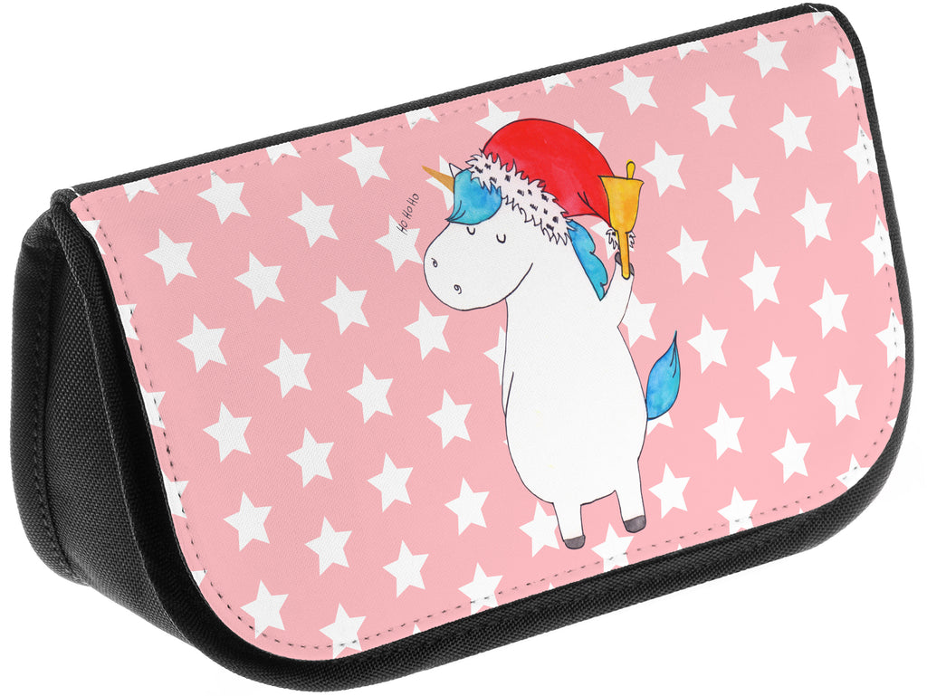 Kosmetiktasche Einhorn Weihnachtsmann Kosmetikbeutel, Kulturtasche, Kulturbeutel, Schminktasche, Make-Up Tasche, Einhorn, Einhörner, Einhorn Deko, Pegasus, Unicorn, Gin, Schokolade, Schoki, Weihnachten, Weihnachtsmann, Nikolaus, Wunschzettel, Wunschliste, Feenstaub