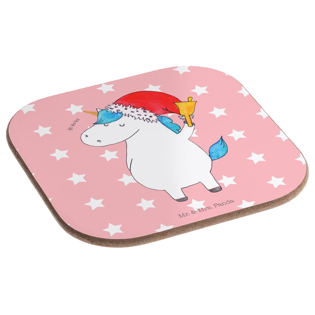 Quadratische Untersetzer Einhorn Weihnachtsmann Bierdeckel, Glasuntersetzer, Untersetzer Gläser, Getränkeuntersetzer, Einhorn, Einhörner, Einhorn Deko, Pegasus, Unicorn, Gin, Schokolade, Schoki, Weihnachten, Weihnachtsmann, Nikolaus, Wunschzettel, Wunschliste, Feenstaub