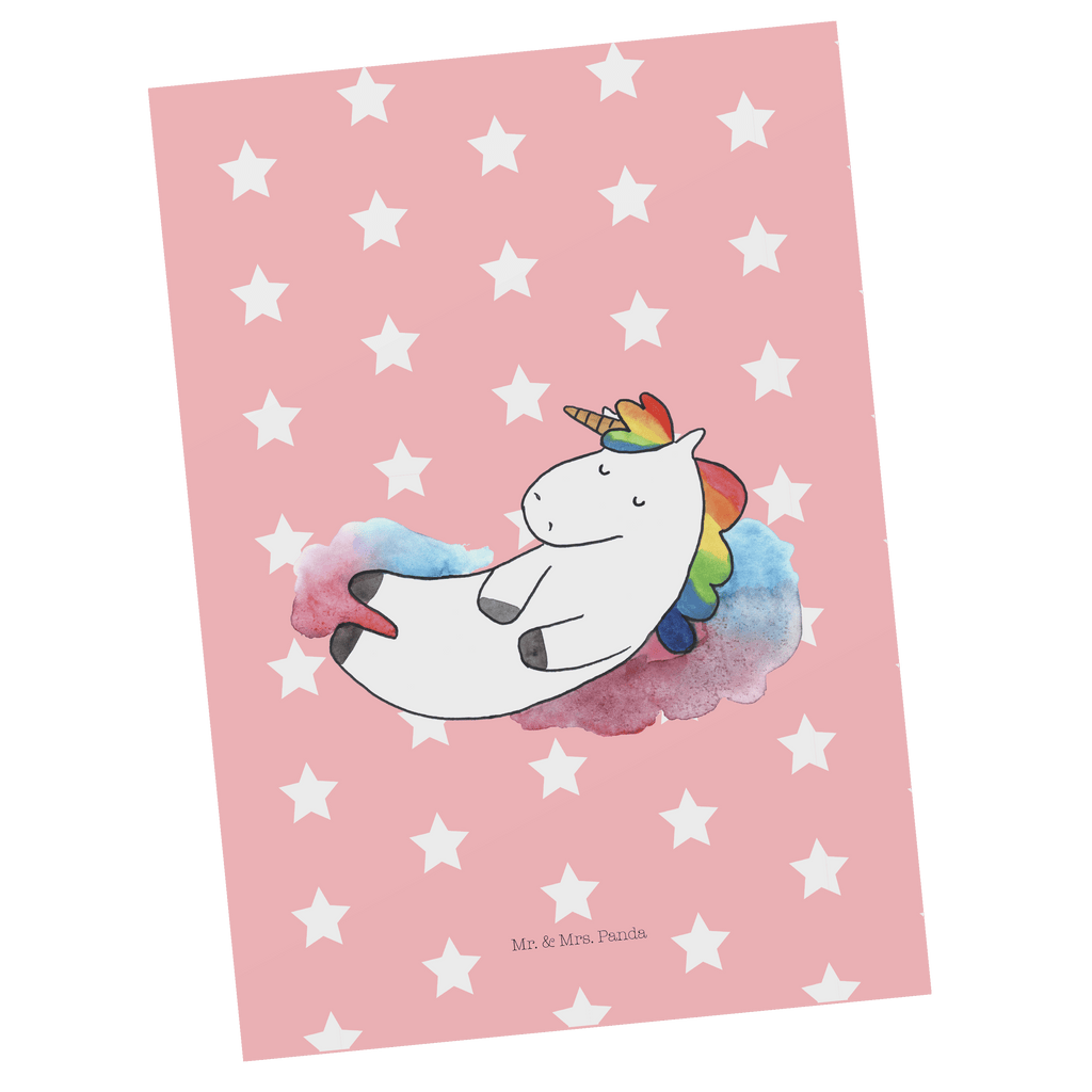 Postkarte Einhorn Wolke 7 Geschenkkarte, Grußkarte, Karte, Einladung, Ansichtskarte, Geburtstagskarte, Einladungskarte, Dankeskarte, Einhorn, Einhörner, Einhorn Deko, Pegasus, Unicorn, verliebt, Menschen, witzig, lustig, Geschenk, Glaube, Realität, Lächeln