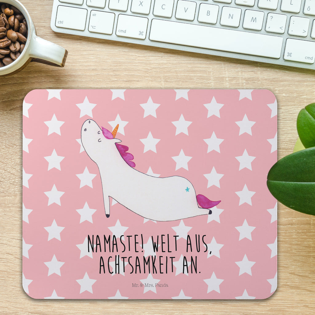 Mauspad Einhorn Yoga Mousepad, Computer zubehör, Büroausstattung, PC Zubehör, Arbeitszimmer, Mauspad, Einzigartiges Mauspad, Designer Mauspad, Einhorn, Einhörner, Einhorn Deko, Pegasus, Unicorn, Yoga, Namaste, Achtsamkeit, Entspannung, Joga, Yogamatte, Sport, lustig, witzig, süß